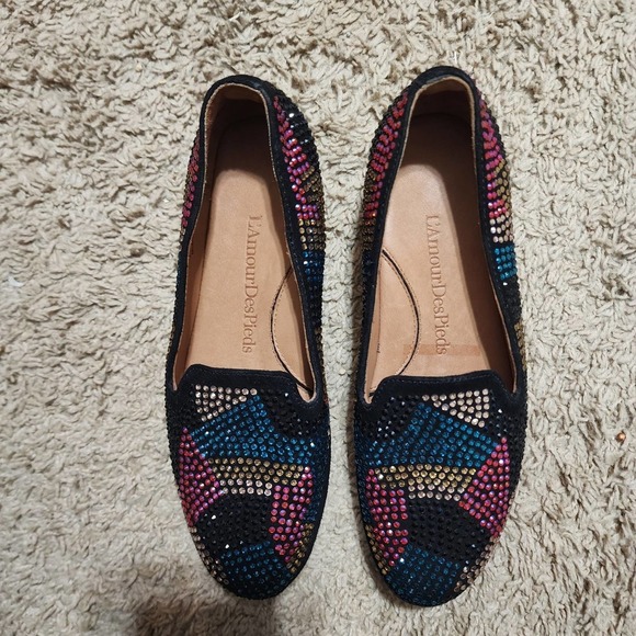 L'Amour des Pieds Women's Correze Black Suede size 6 Pristine - Picture 7 of 9